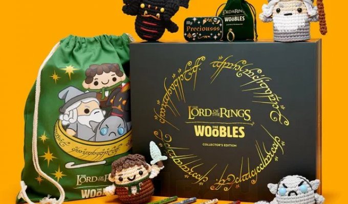 Knitting kits based on The Lord of the Rings (photos + videos)