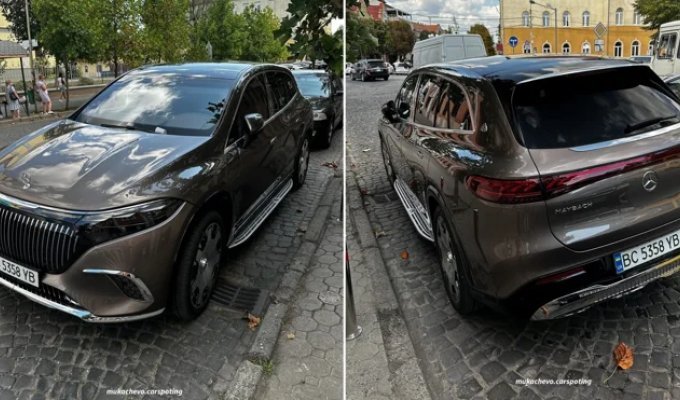 В Украину привезли роскошный электрокроссовер Maybach (фото)