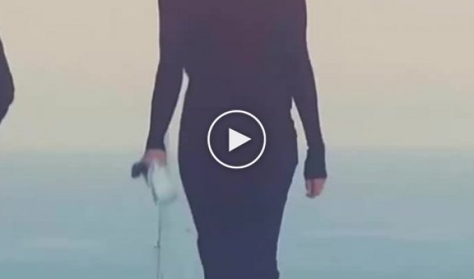 Irina Shayk walks the runway like a panther