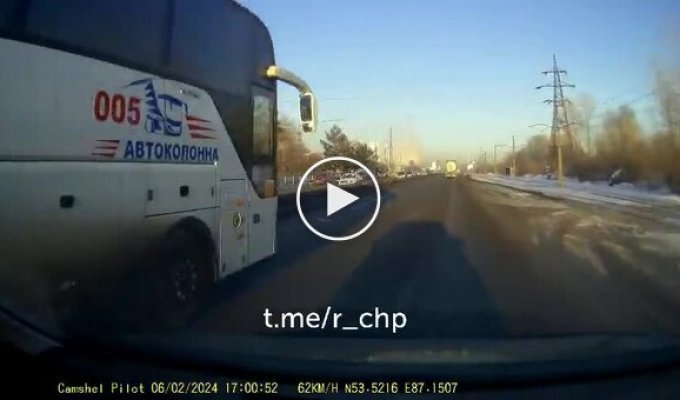 The bus driver hurried and caused an accident