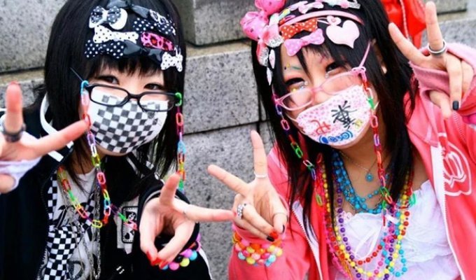 Menchera - a creepy Japanese subculture about mental health (7 photos)