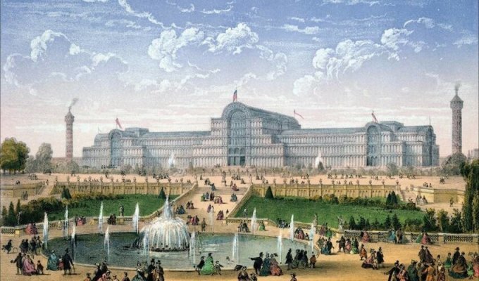 Хрустальный дворец в Лондоне, который вместо года простоял 85 лет (4 фото)