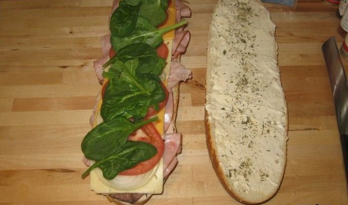 Огромные бутерброды (20 фото)