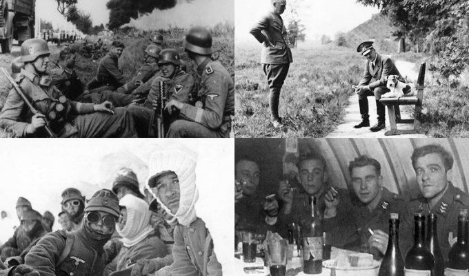 Немцы времен Второй Мировой : люди, как они были, как люди, как они есть (45 фото)