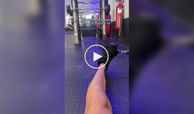 Обязательная часть тренировки парня