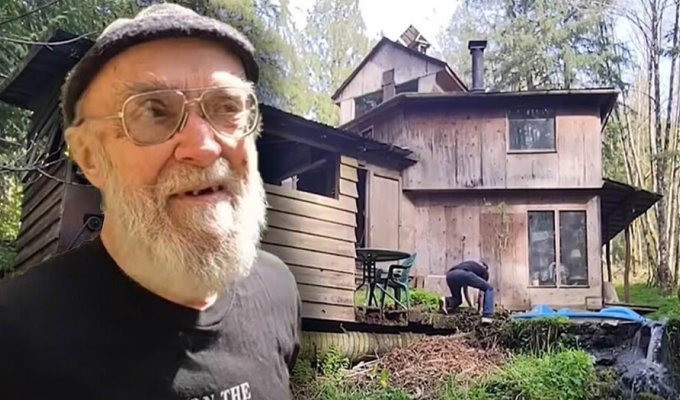 82-летний американец полвека живёт в лесу, полагаясь лишь на себя (8 фото + 1 видео)