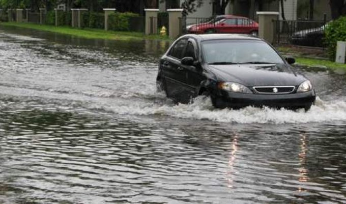  Наводнение в Майами (11 Фото)