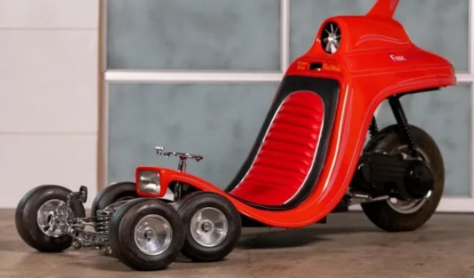 A Strange Hybrid of a Go-Kart and a Motorcycle with a Honda Engine (5 photos)