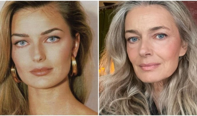 Supermodel from the 90s Paulina Porizkova shows that at 58 years old you can remain beautiful without resorting to plastic surgery (8 photos)