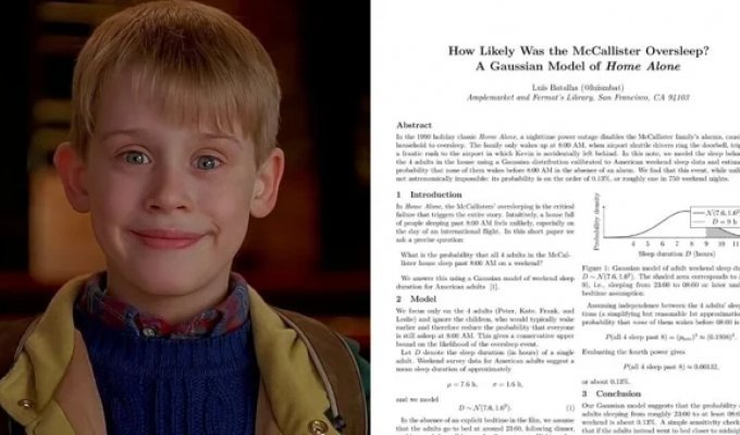 Учёный рассчитал, с какой вероятностью сюжет комедии "Один дома" мог произойти в реальности (3 фото)