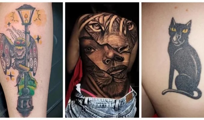 16 примеров странных татуировок, претендующих на оригинальность (17 фото)