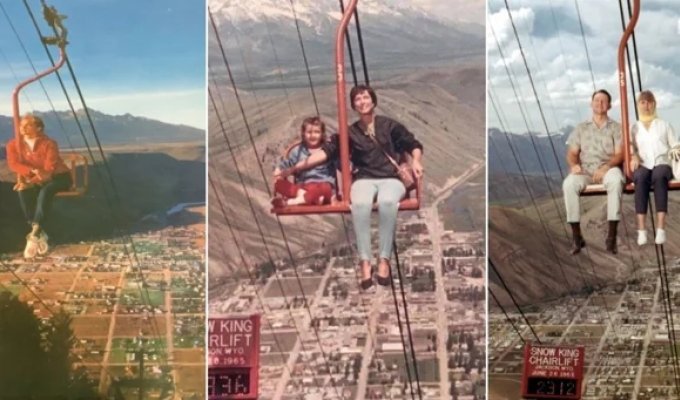 Safety for Weaklings: Vintage Photos of a Chairlift from the 50s (27 photos)