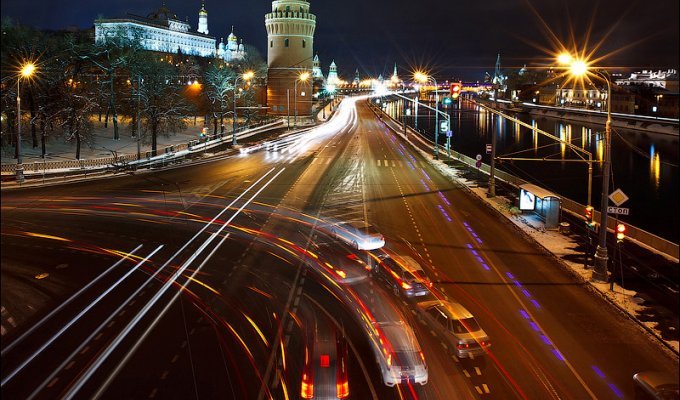 Десятка из ночной Москвы (11 фото)