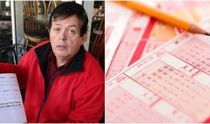 A man has been trying to get his lottery winnings for 20 years (5 photos)