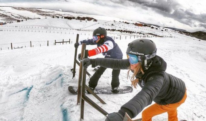 Игра против правил: история сноубордистки-параолимпийки Эми (6 фото)