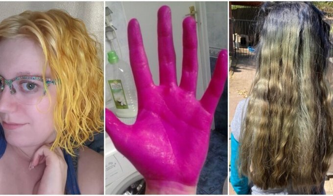 It's a nightmare!: Hairdressers who spoiled girls' hair color (15 photos)