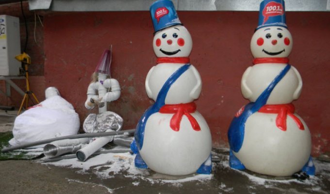 Фестиваль снеговиков на Красном Октябре (13 фото)