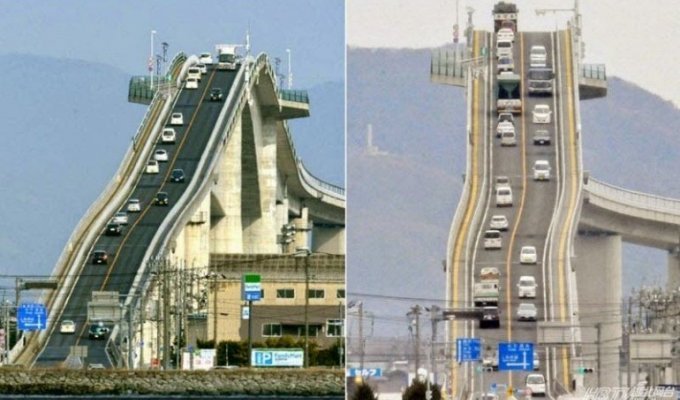 Мост Эшима Охаси в Японии (6 фото)