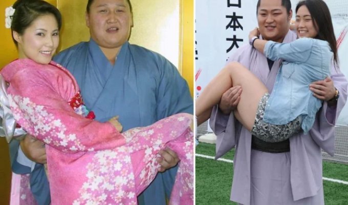 Why do the most beautiful women in Japan hunt sumo wrestlers? (10 photos)