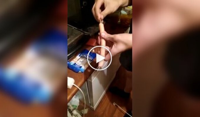 Как поляк сосиску готовил