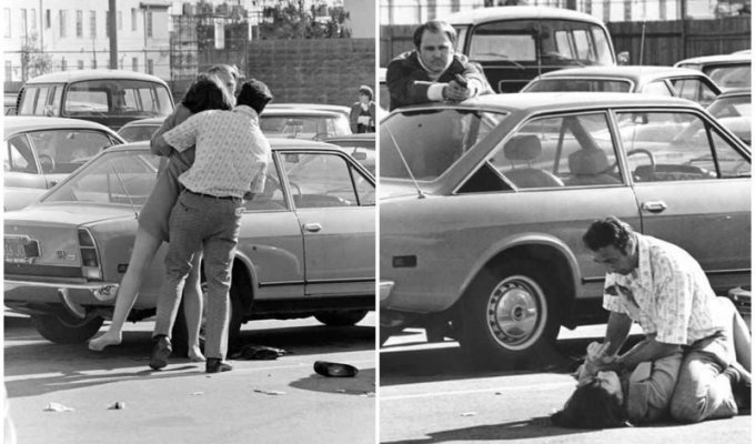 История одного убийства в 1973, по чистой случайности запечатленная фотографом (6 фото)