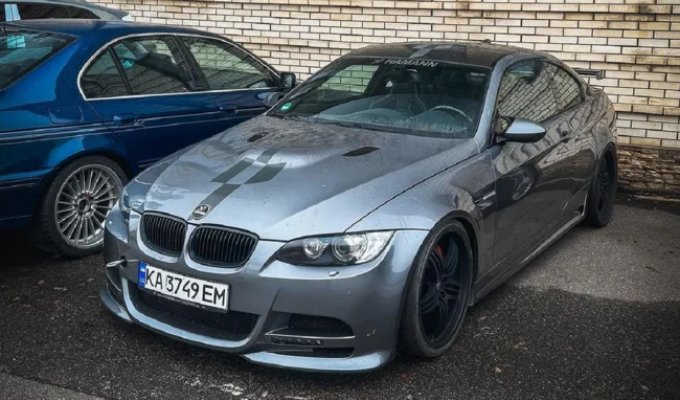 The only sports car in the world, the BMW Hamann Thunder, was spotted in Ukraine (10 photos)