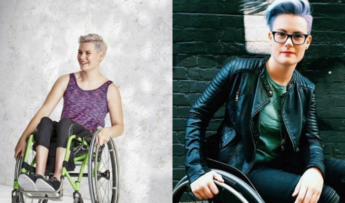 19-летняя австралийка в инвалидной коляске стала моделью (17 фото)