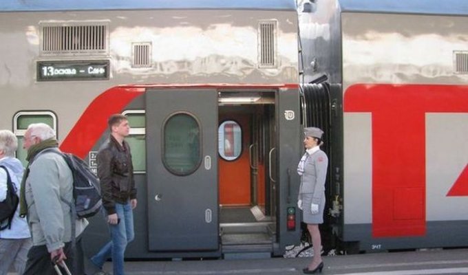 Питание в купейных вагонах новых поездов Москва - Санкт-Петербург (4 фото)