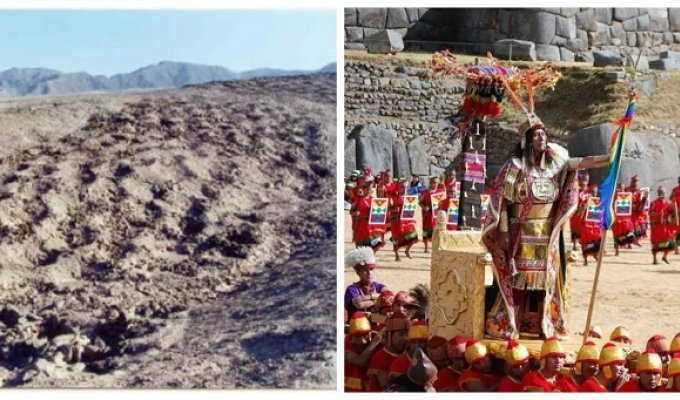 A holey Peruvian mountain and its mystery (7 photos + 1 video)