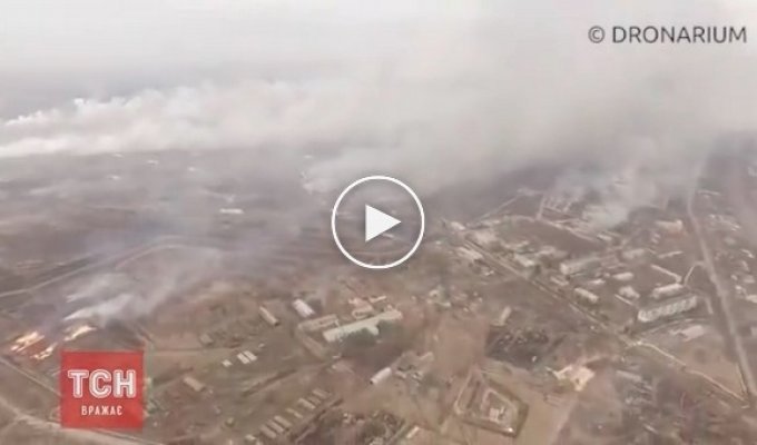 Последствия пожара на складе боеприпасов в Балаклее Харьковской области