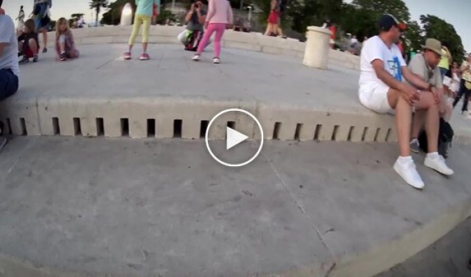 Музыкальная набережная в Хорватии