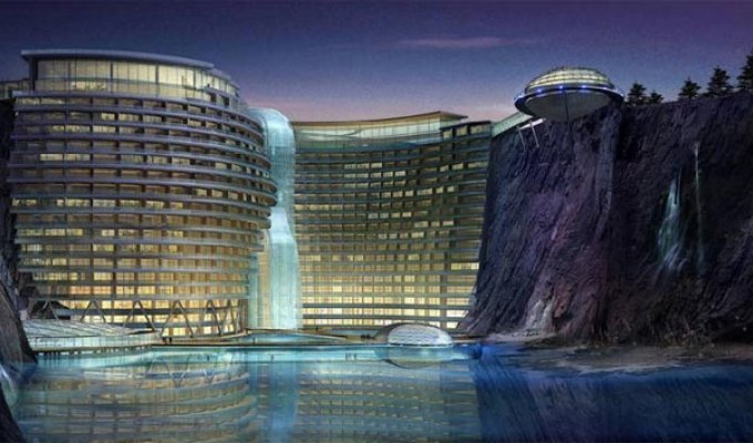 Отель "Водный мир" в Китае (2 фото)