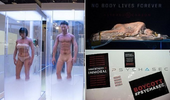Телеканал напугал посетителей выставки безжизненными телами в мешках (7 фото + 1 видео)