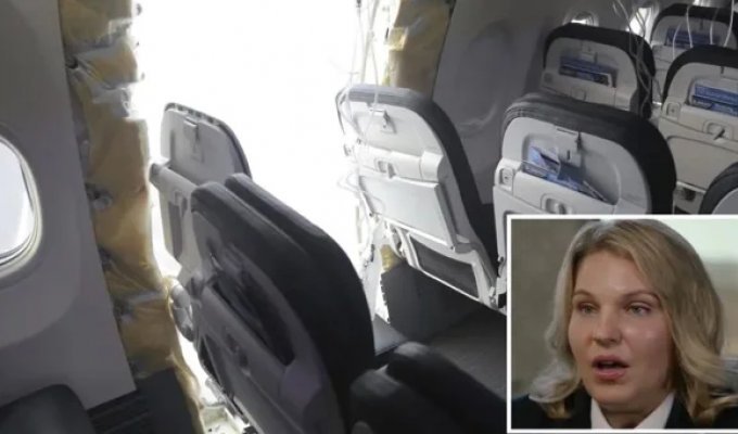 Boeing 737 MAX 9 pilot: "I didn't know there was a hole in the plane" (9 photos + 1 video)