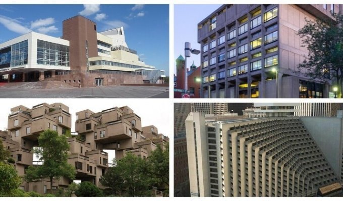 25 зданий из архитектурной эпохи брутализма (26 фото)