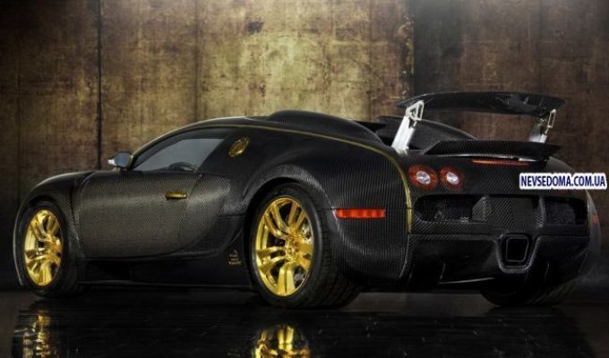 Mansory Bugatti Veyron 16.4 LINEA Vincero d’Oro – идеал красоты (20 фото)