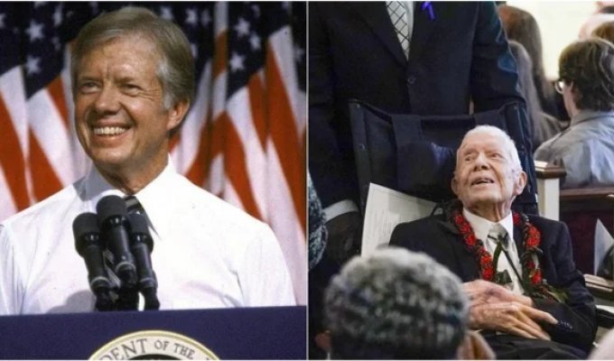 The 39th US President Jimmy Carter died at the age of 100 (6 photos)