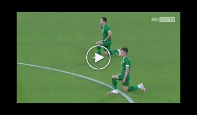 Болельщики освистали ирландских футболистов, вставших на колено в поддержку BLM