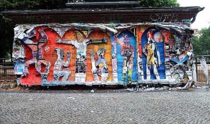 Креативный постер уличного искусства замеченный в Берлине (6 фото)