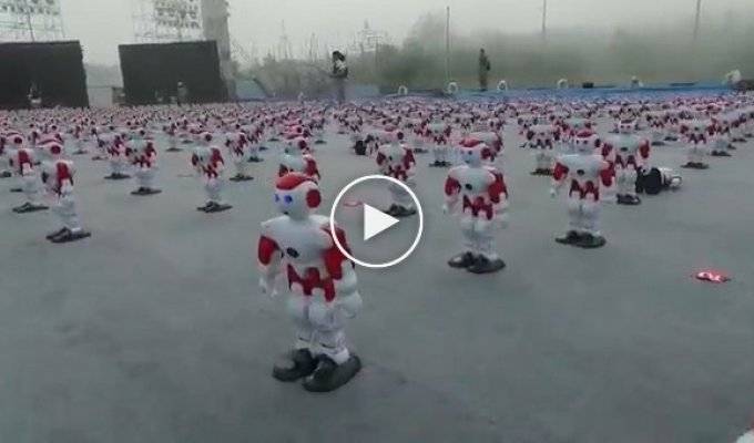 Как в Китае танцующие роботы установили новый мировой рекорд