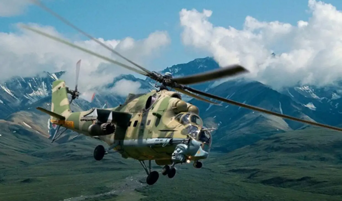 ВС Азербайджана сбили российский военный вертолёт в небе над территорией Армении (1 фото + 2 видео)