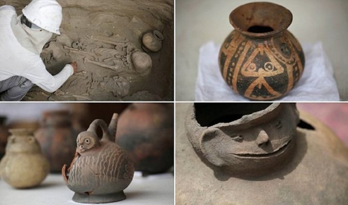 Археологи обнаружили останки жертв древних перуанских культов (17 фото)