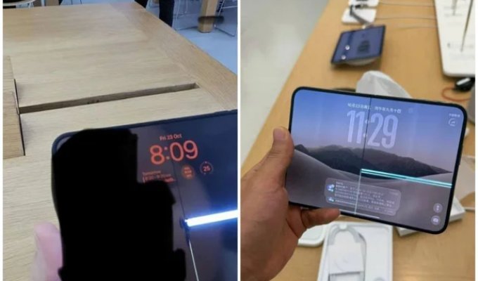 Новенькие iPhone Duo начали ломаться в первый же день продаж (3 фото + 2 видео)