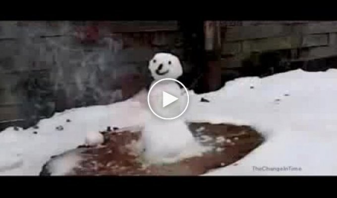 Уничтожение снеговика
