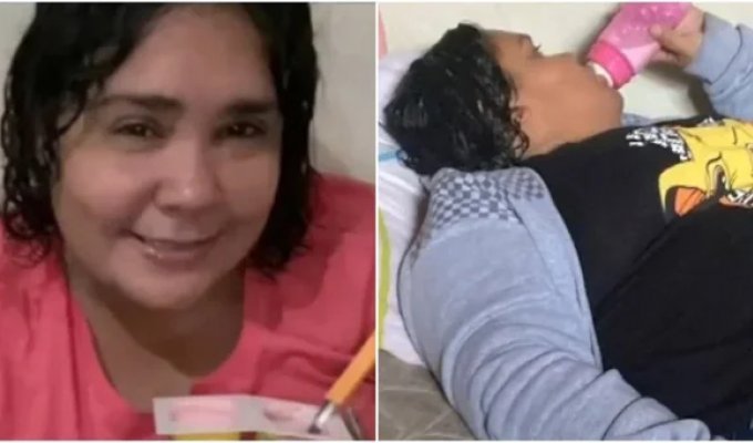A 37-year-old woman pretended to be a 12-year-old orphan for over a year and lived off the sack (4 photos)