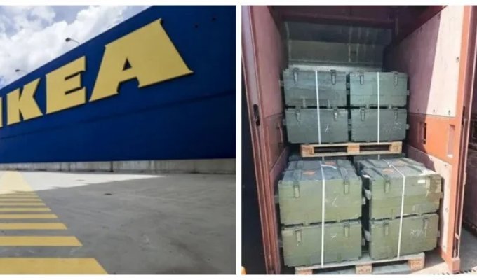 Polish military accidentally sent anti-tank mines to an IKEA warehouse (4 photos)