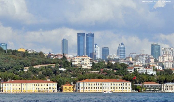 Стамбул - вид с пролива Босфор (33 фото)