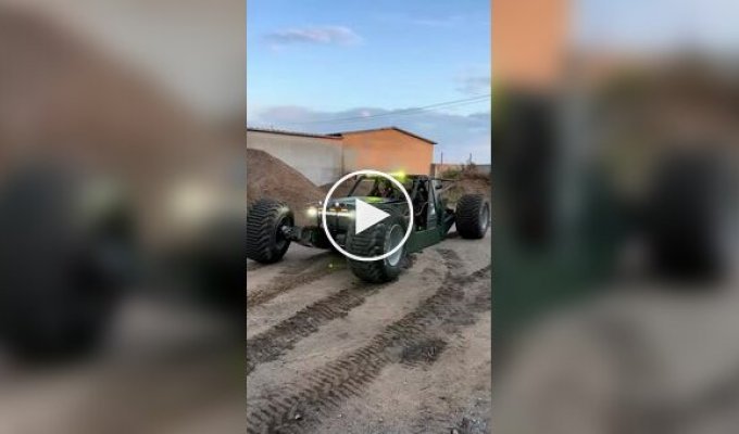 Китаец собрал багги-вездеход