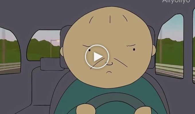 Мультфильм про международную проблему водителей