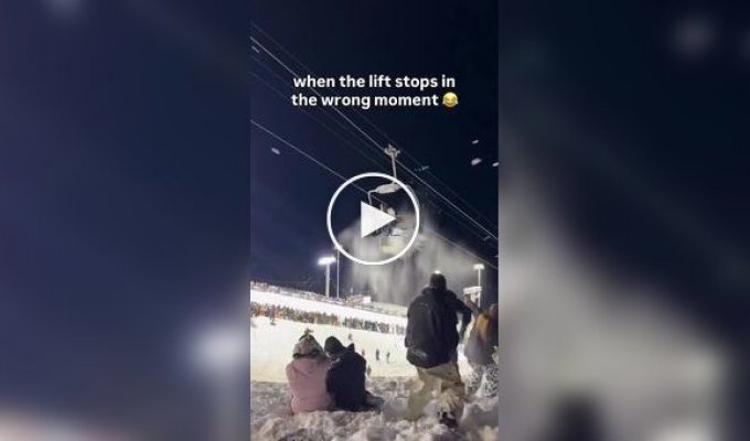 В Швейцарии хулиганы сломали подъемник и получили снежное наказание